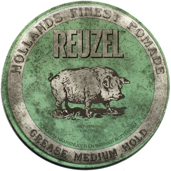 Reuzel Green Pomade Grease Medium Hold 4oz